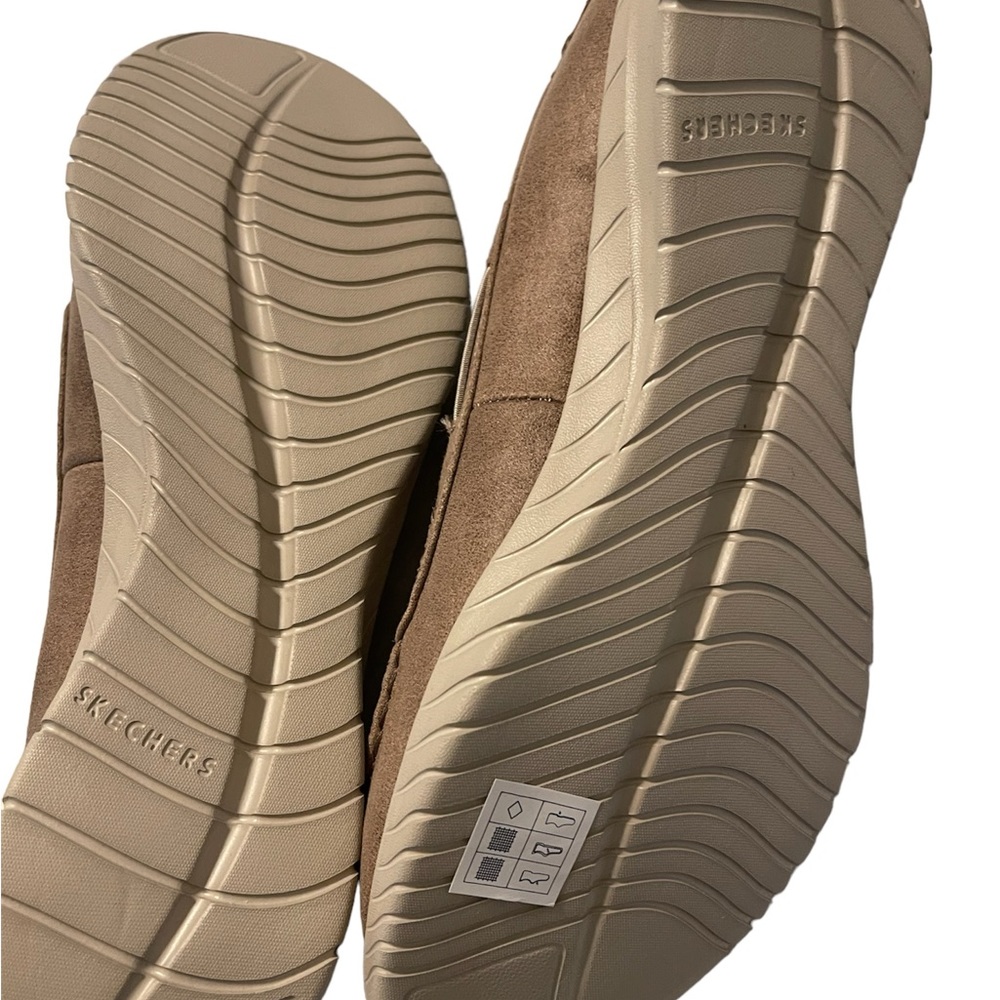 Women’s size 11 Sketcher loafer- like new (worn once).  Tan- slip on